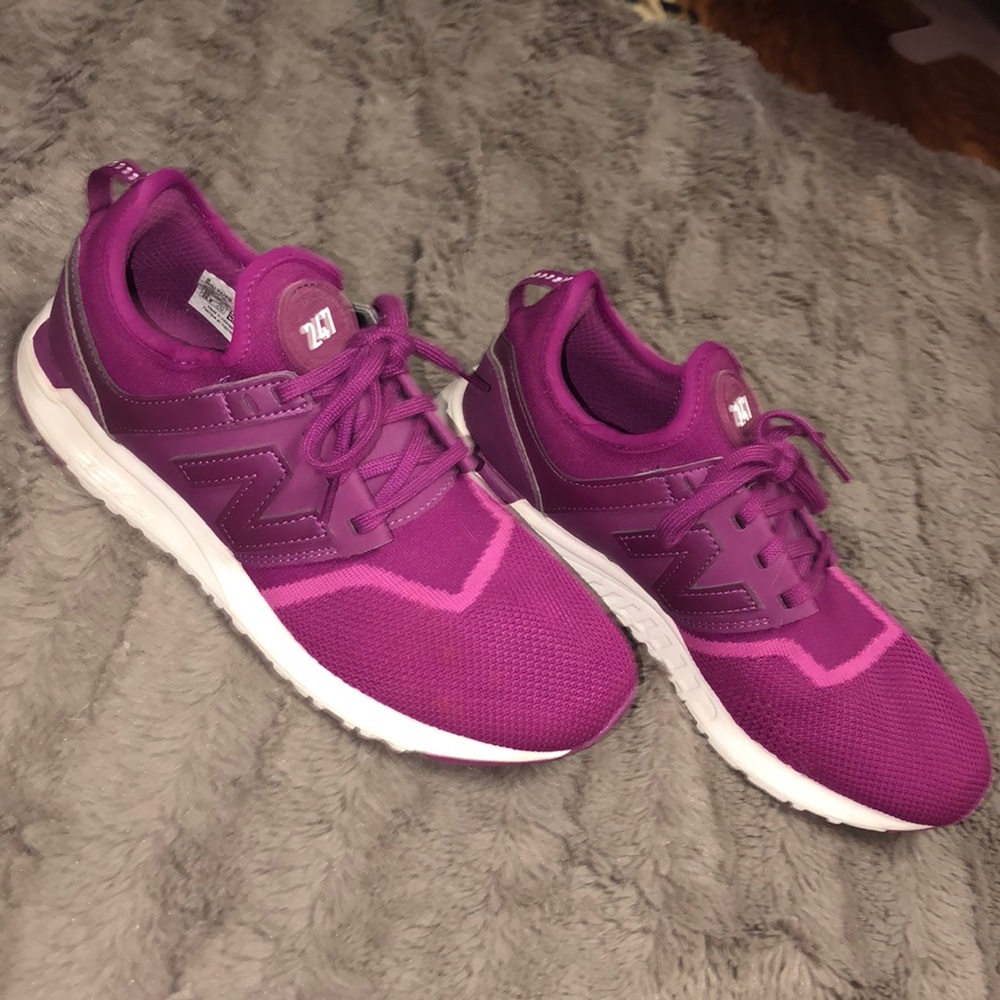 247 dark purple new balance 8.5